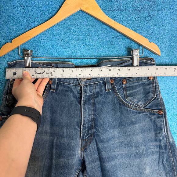 Levi’s 514 Men’s Jeans 34x34 Vintage Straight Fit 100% Cotton Made in Mexico - Picture 5 of 16